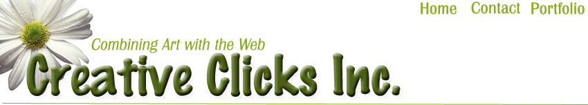 Creative Clicks Inc. :: Combining Art with the Web